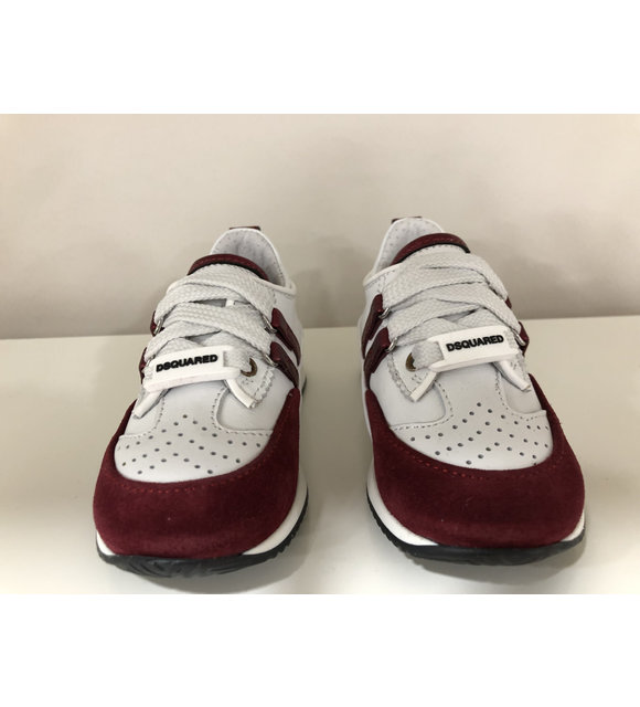 Dsquared2 Dsquared2 Sneakers met Bordeaux Strepen