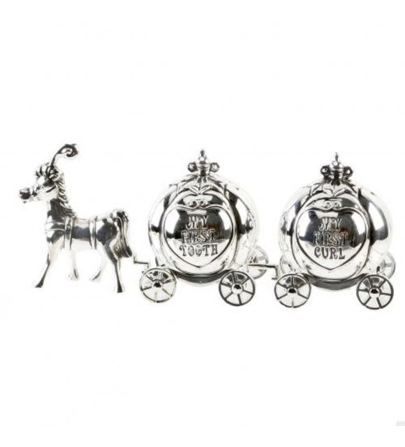 Zilverstad Zilverstad Haarlok/Tanden Koets