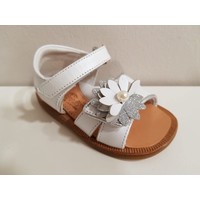 Zecchino D'oro Zecchino D'oro Sandalen met Bloem Wit
