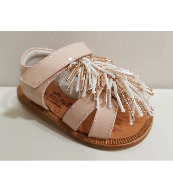 Zecchino D'oro Zecchino D'oro Sandalen met Kraaltjes Nude