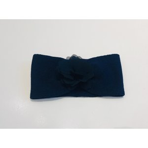 La Perla-Story Loris Story Loris Haarband met Chiffon Bloem Donkerblauw 23334