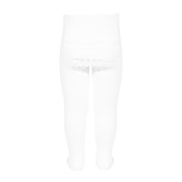 Condor Condor Maillot met Ruffles Wit