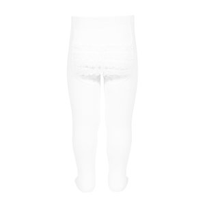 Condor Condor Maillot met Ruffles Wit