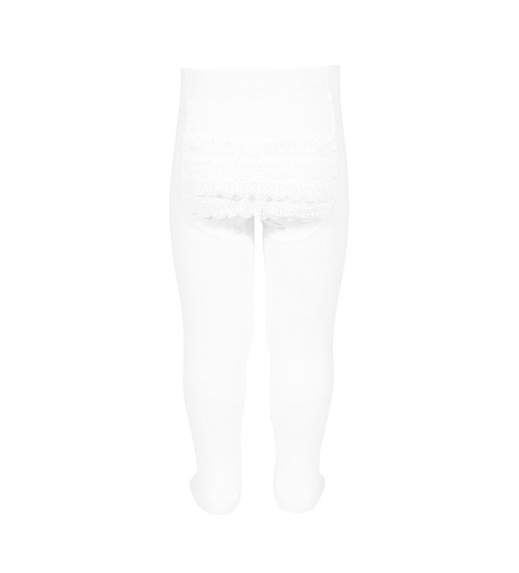 Condor Condor Maillot met Ruffles Wit