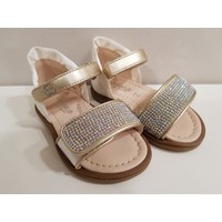 Florens Florens Sandalen Creme/Goud