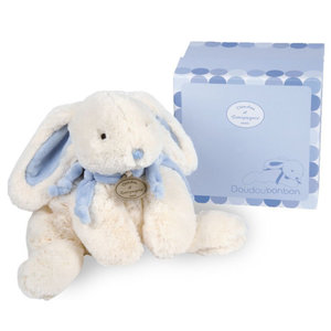 Doudou et Compagnie Doudou Konijn 30cm Blauw