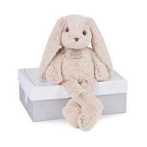 Doudou et Compagnie Histoire Konijn Copain Calins – Beige 40cm
