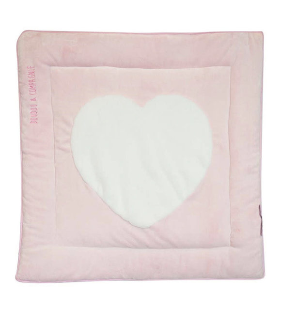 Doudou et Compagnie Doudou Speelkleed met Hartje Roze
