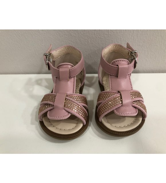 Florens Florens Sandalen met Strass Roze