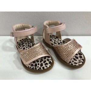 Florens Florens Sandalen met Strass Nude