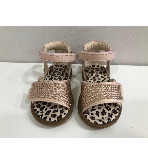 Florens Florens Sandalen met Strass Nude