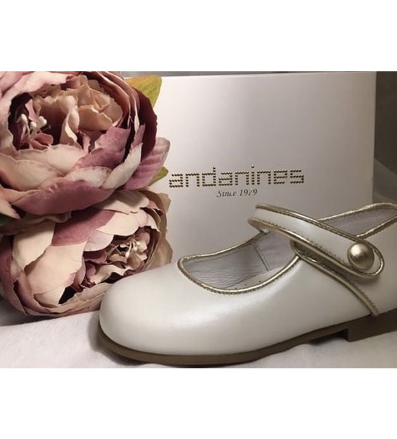 Andanines Andanines Ballerina’s Wit/Goud