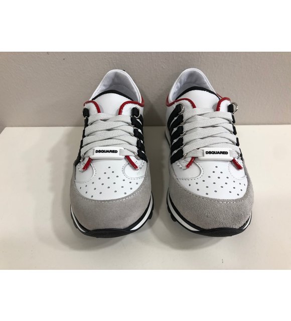 Dsquared2 Dsquared2 Sneakers Wit/Rood/Zwart