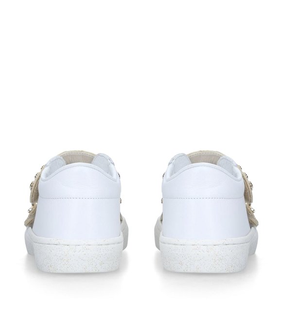 Babywalker Babywalker Sneaker met Strass Wit Goud