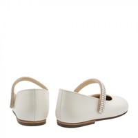 Babywalker Babywalker Ballerina's met Strass Creme