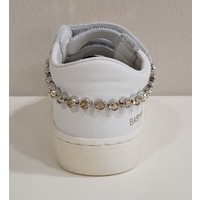 Babywalker Babywalker Sneaker met Strass Wit/Goud