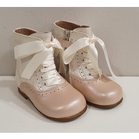 Eli Eli Schoentjes Parelmoer Creme/Roze