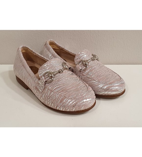 Beberlis Beberlis Loafers Roze/Zilver