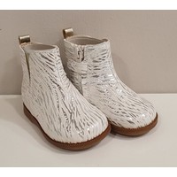 Beberlis Beberlis Laarsjes Wit/ZIlver