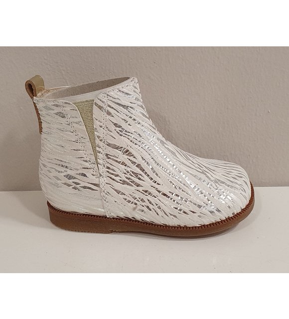 Beberlis Beberlis Laarsjes Wit/ZIlver