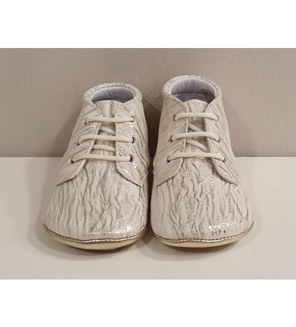 Beberlis Beberlis Babyschoentjes Roze/Zilver