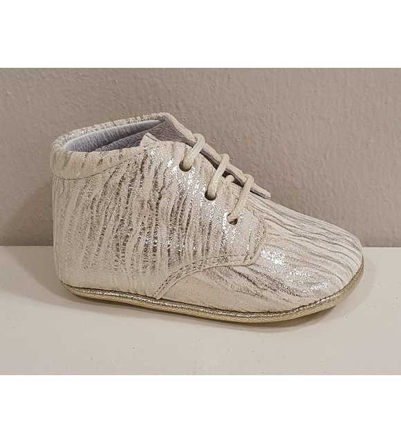 Beberlis Beberlis Babyschoentjes Roze/Zilver