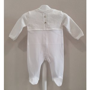 Pureté Pureté Baypakje met Gebreide Bovenzijde Wit