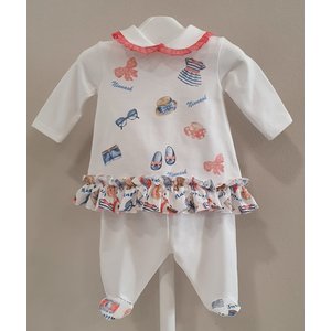 Ninnaoh Ninnaoh 2-delig Babypakje met Mutsje Italy