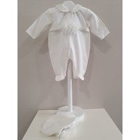 Ninnaoh Ninnaoh Babypakje met Mutsje Offwhite