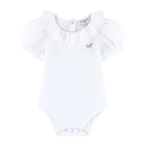 Monnalisa Monnalisa Romper met Kraagje Wit