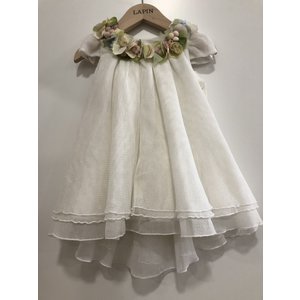 Lapin house Lapin House Linnen Jurk met Bloemen