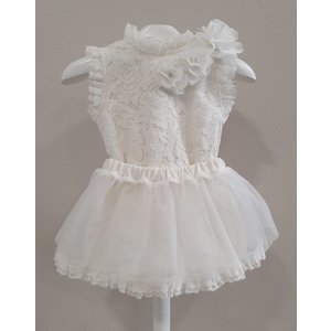 Marlu Marlu 3-delig Set met Kant Offwhite