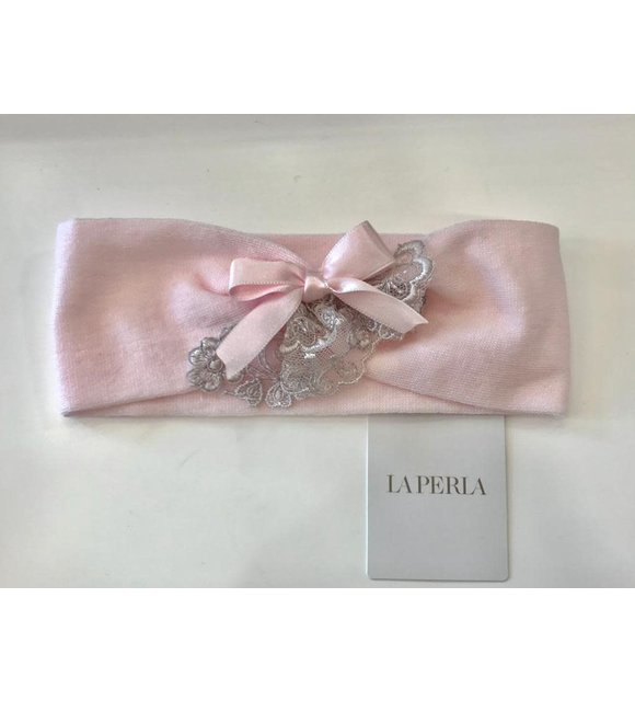 La Perla-Story Loris La Perla Haarband met Kant Roze/Grijs 40940