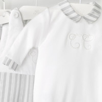 Tartine et Chocolat Tartine et Chocalat Babypakje Wit/Grijs