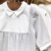 Tartine et Chocolat Tartine et Chocolat Babypakje Monogram Grijs