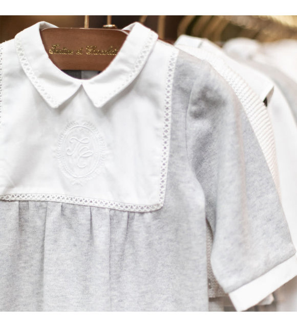 Tartine et Chocolat Tartine et Chocolat Babypakje Monogram Grijs