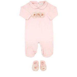 La Perla-Story Loris La Perla Babypakje met Slofjes Roze