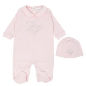 La Perla-Story Loris La Perla Babypakje met Mutsje met Strass Roze