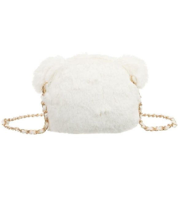 Nanan Nanan Fluffy Handtas WIt