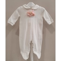 La Perla-Story Loris Story Loris Babypakje, Haarband en Sokjes Offwhite/Roze