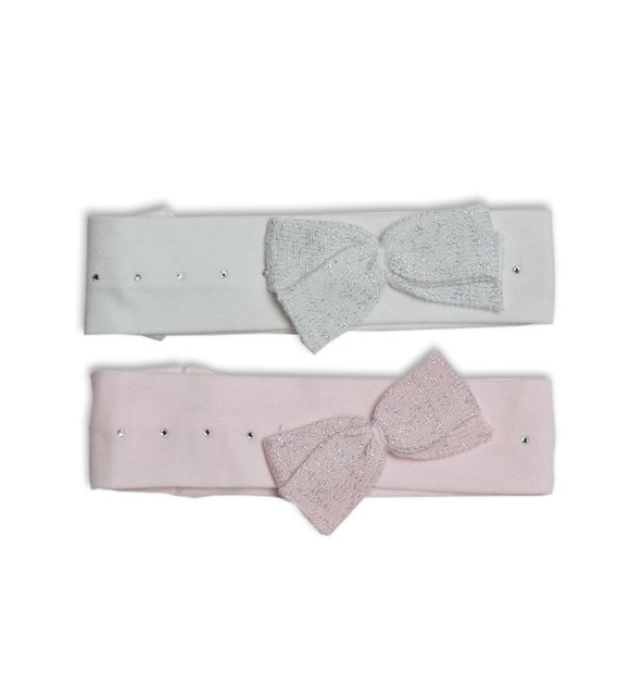 First First Haarband met Strik Roze