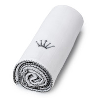 First First Hydrofiel Doek Wit/Grijs