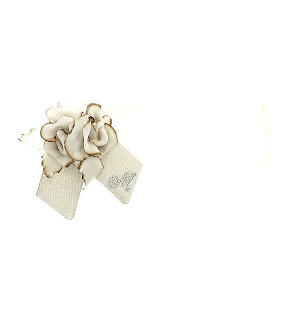 Monnalisa Monnalisa Haarband met Roos Creme