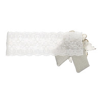 Monnalisa Monnalisa Haarband met Roos Creme