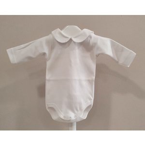 Babidu Babidu Romper met Kraagje Wit