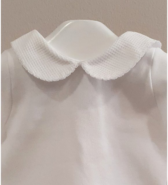 Babidu Babidu Romper met Kraagje Wit