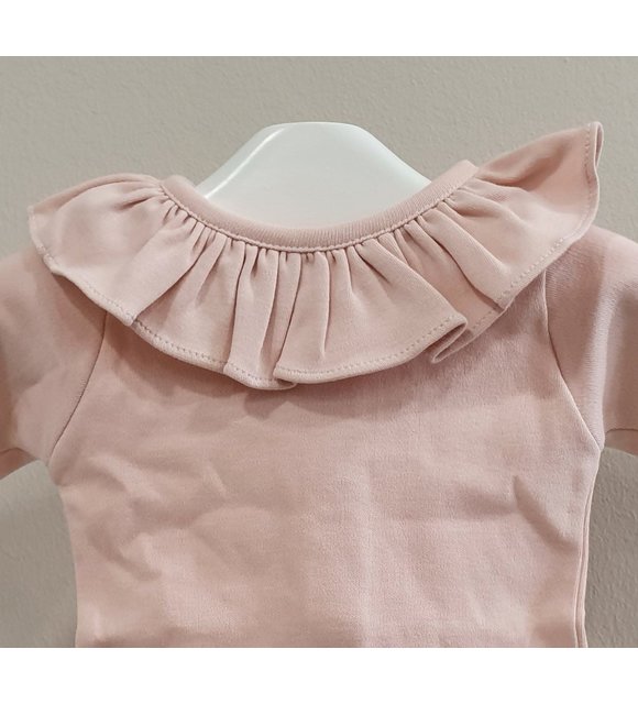 Babidu Babidu Romper met Kraag Roze