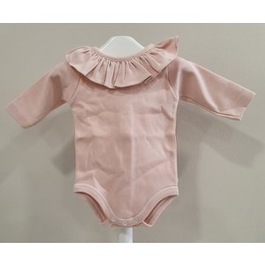 Babidu Babidu Romper met Kraag Roze