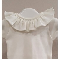 Babidu Babidu Romper met Kraag Creme