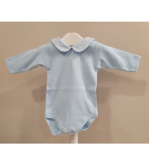 Babidu Babidu Romper met Kraagje Blauw